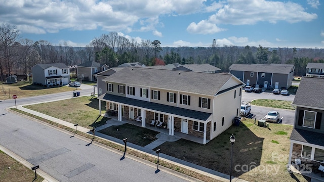 bird's eye view featuring a residential view