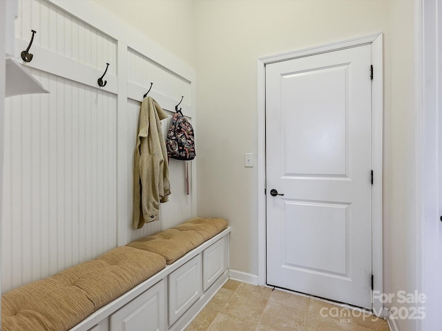 view of mudroom