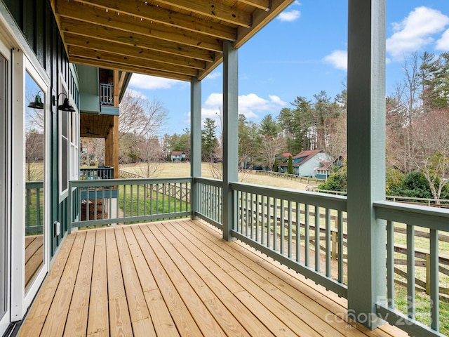 view of deck