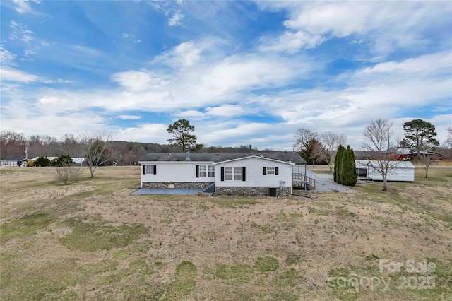 view of rear view of property