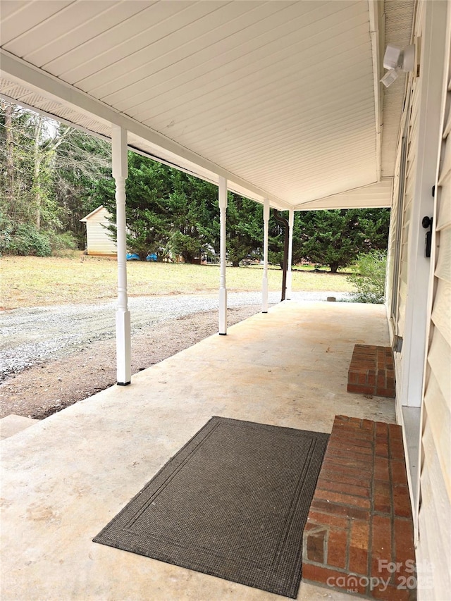 view of patio