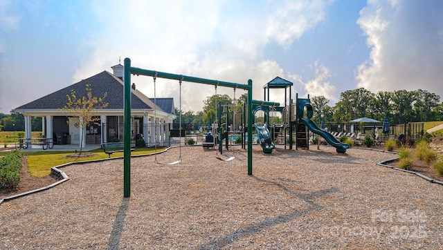 view of community playground