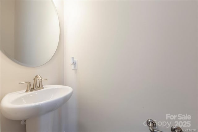 bathroom with a sink