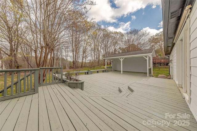 view of deck