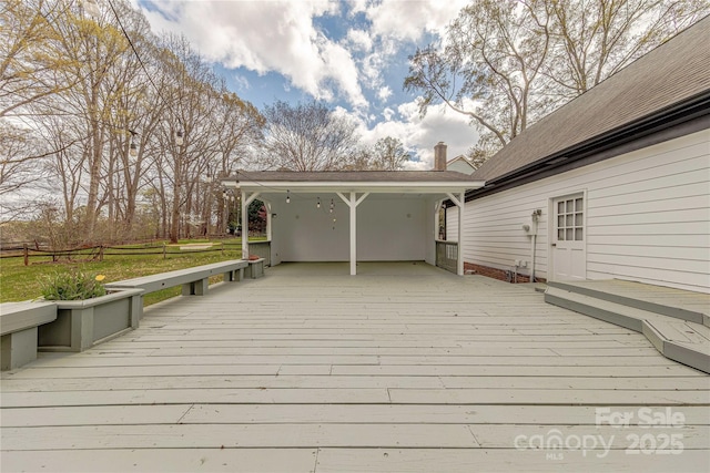 view of deck