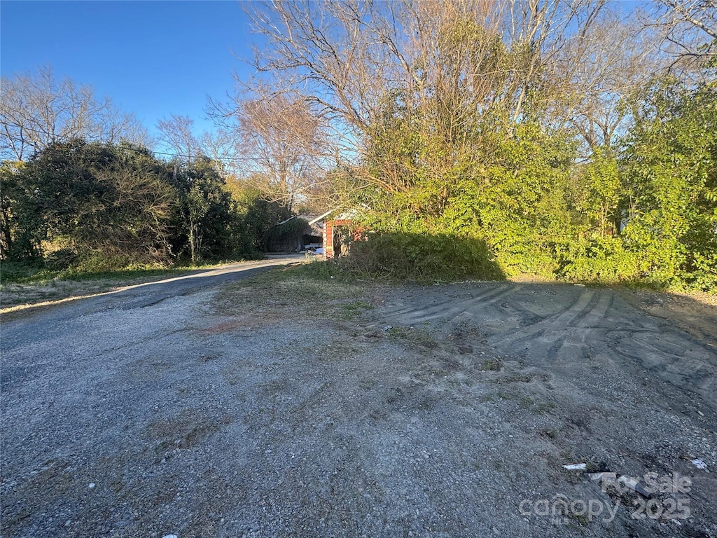 view of road with driveway