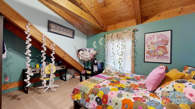 1620 London Rd, Mooresville, NC 28115 - carpeted bedroom with wooden ceiling