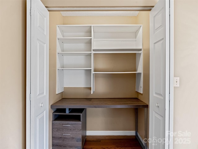 view of closet