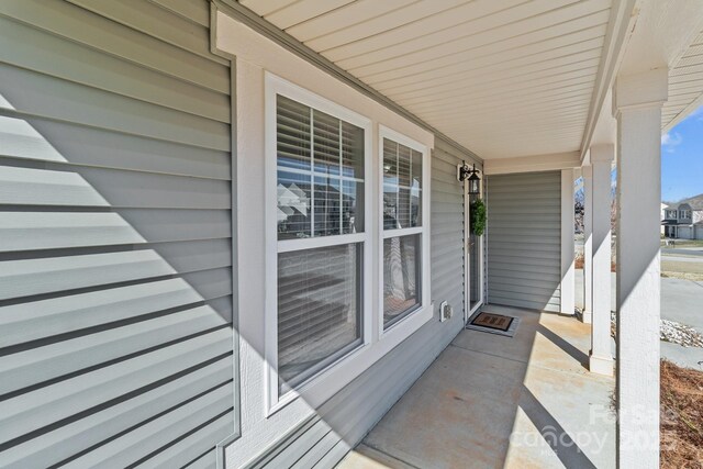 view of patio / terrace with a porch