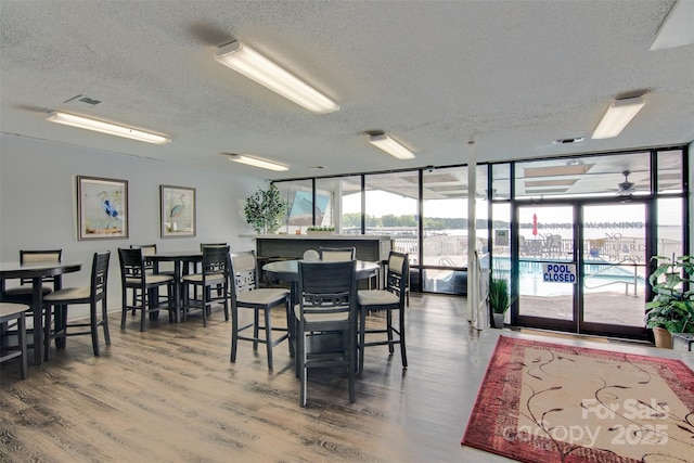 building lobby with visible vents