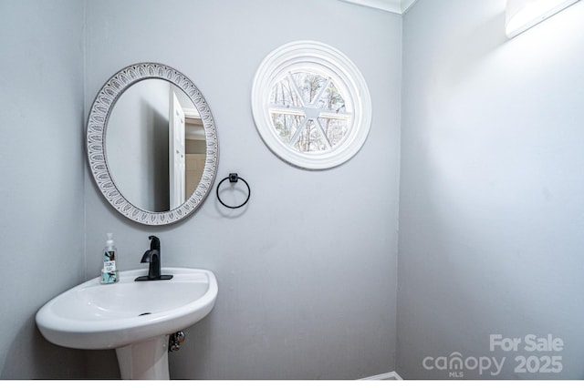 bathroom with a sink