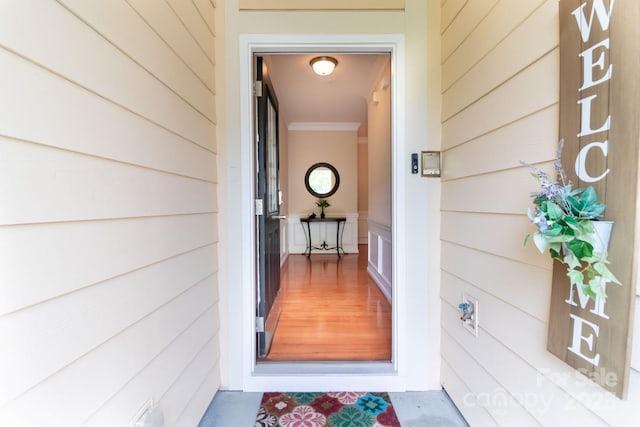 view of entrance to property