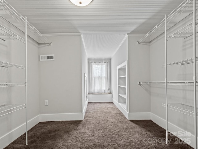 149 Crescent Dr, Chesterfield, SC 29709 - walk in closet with carpet flooring and visible vents