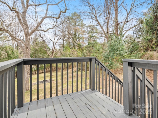 149 Crescent Dr, Chesterfield, SC 29709 - view of wooden deck