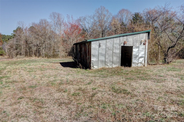 view of outbuilding with an outdoor structure