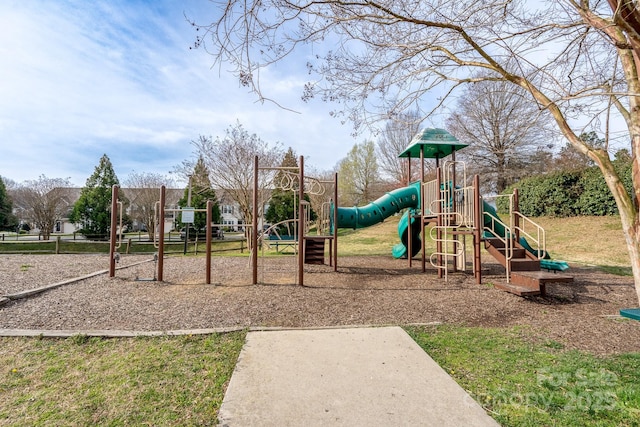 view of communal playground