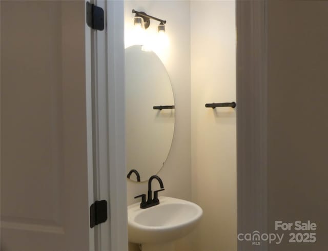 bathroom with a sink