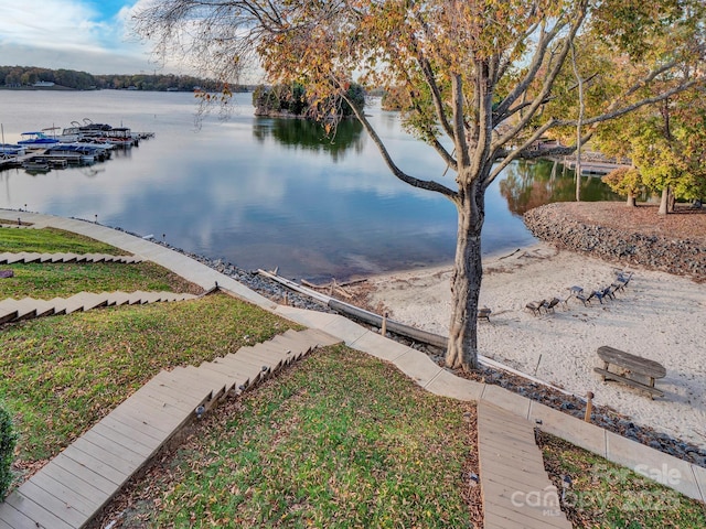 view of water feature