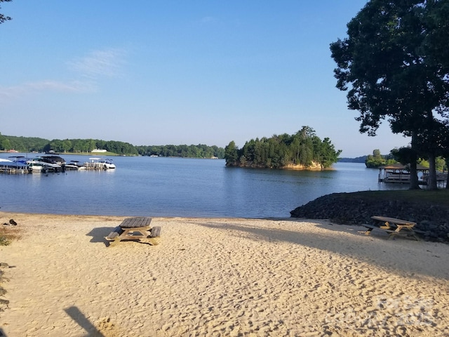 property view of water