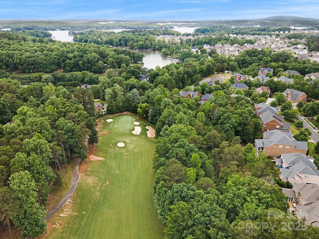 19011 Dry Narrows Way, Charlotte, NC 28278 - birds eye view of property with a water view and a residential view