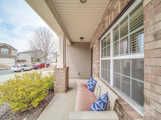 view of patio / terrace with a porch