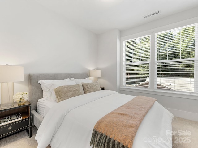 1409 Kenilworth Ave, Charlotte, NC 28203 - carpeted bedroom featuring multiple windows