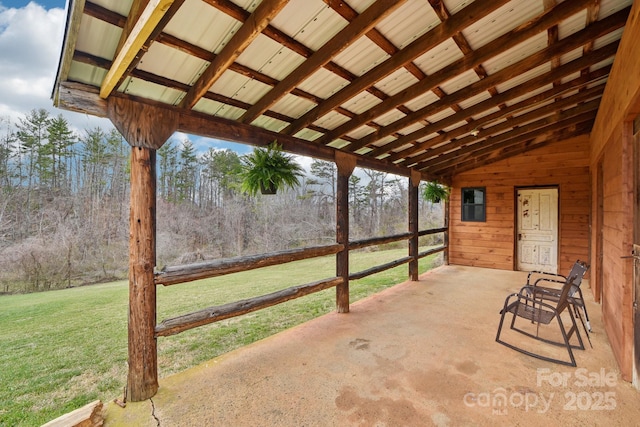 view of patio / terrace