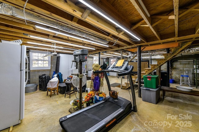 view of workout room