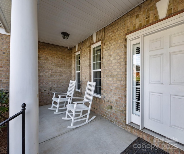 view of patio / terrace featuring a porch