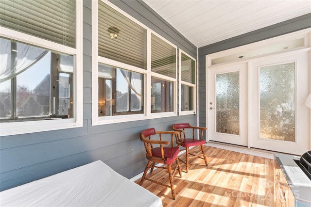 sunroom / solarium with plenty of natural light