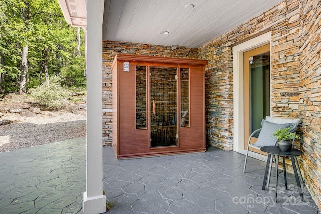 214 Log Gap Rd, Fairview, NC 28730 - view of patio