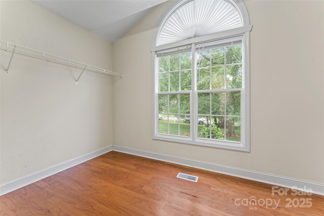 1278 Gracebrook Dr, Salisbury, NC 28147 - walk in closet with wood finished floors and vaulted ceiling