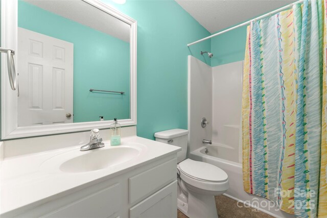 1278 Gracebrook Dr, Salisbury, NC 28147 - full bath with shower / bathtub combination with curtain and vanity