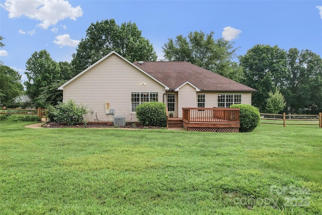 1278 Gracebrook Dr, Salisbury, NC 28147 - rear view of house with a deck