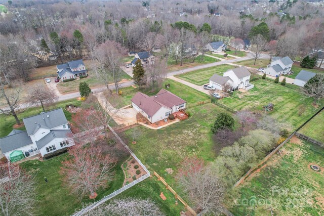 1278 Gracebrook Dr, Salisbury, NC 28147 - aerial view of property and surrounding area with nearby suburban area