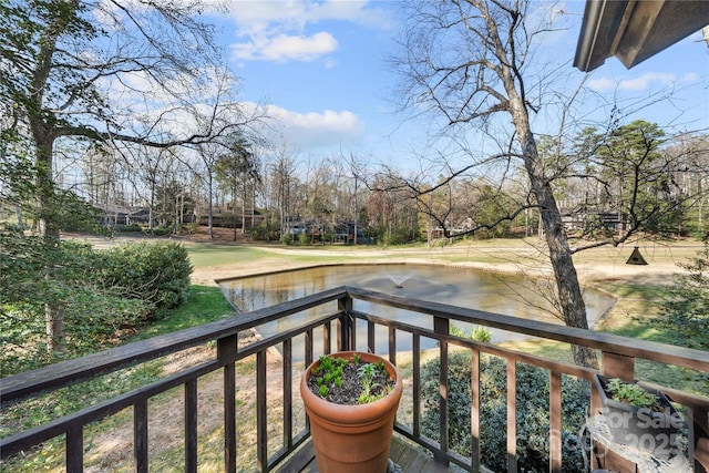 32 Fairway Rdg, Lake Wylie, SC 29710 - balcony featuring a water view