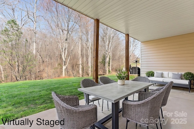 3104 Streamhaven Dr, Indian Land, SC 29707 - view of patio with outdoor dining space and outdoor lounge area