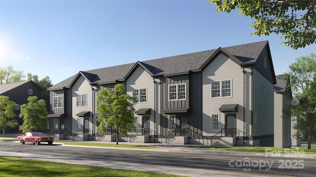 3003 Casting St Unit 12, Charlotte, NC 28206 - view of property with board and batten siding and roof with shingles