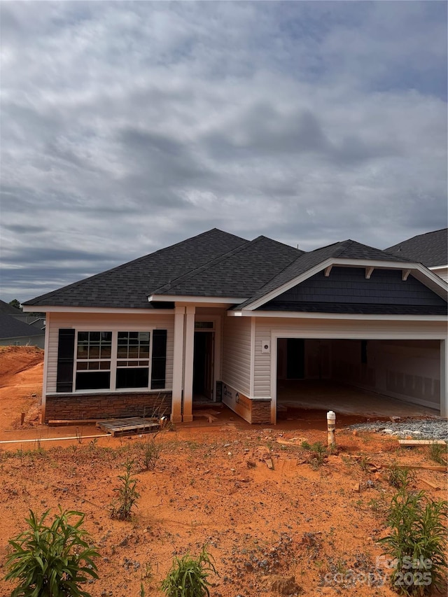 713 Inwood Hill Dr Unit 96, Gastonia, NC 28056 - view of front of home featuring a garage and a shingled roof