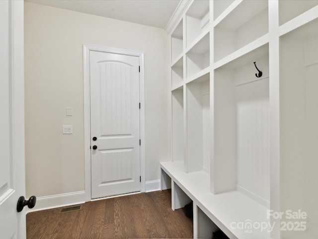 873 Penny Royal Ave, Fort Mill, SC 29715 - mudroom with dark wood-style flooring and baseboards