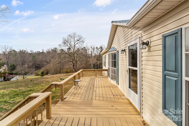 view of deck