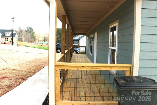 view of patio with covered porch