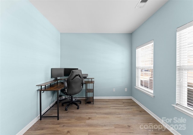2259 Crosscut Dr, Charlotte, NC 28214 - office featuring wood finished floors and baseboards