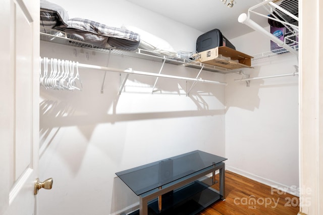 32 Broadway St Unit 330, Asheville, NC 28801 - spacious closet with wood finished floors
