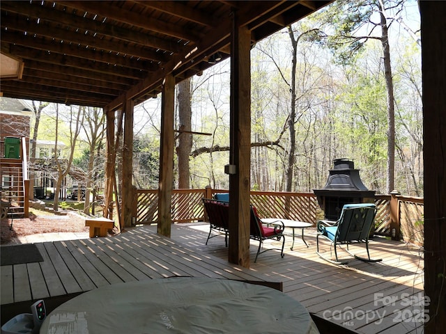 view of deck