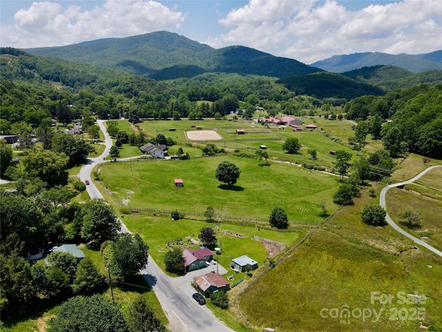 122 Church Hollow Rd, Boone, NC 28607 - view of rural area featuring a mountain backdrop and a forest