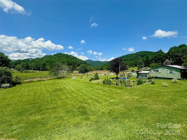 122 Church Hollow Rd, Boone, NC 28607 - view of yard featuring a view of countryside and a mountain view