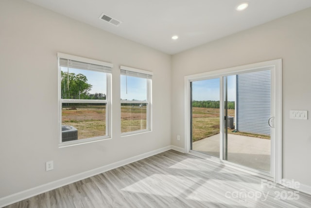 1305 31st St NE, Conover, NC 28613 - empty room featuring baseboards, recessed lighting, and visible vents