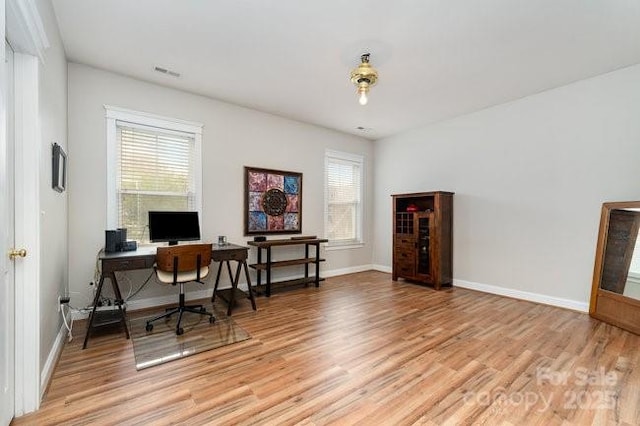 10802 Tradition View Dr, Charlotte, NC 28269 - home office featuring a wealth of natural light and wood finished floors
