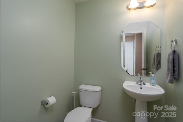 bathroom with toilet